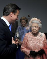 David Cameron e Rainha Isabel II - Abertura dos Jogos Olímpicos de Londres 2012 Foto: Reuters