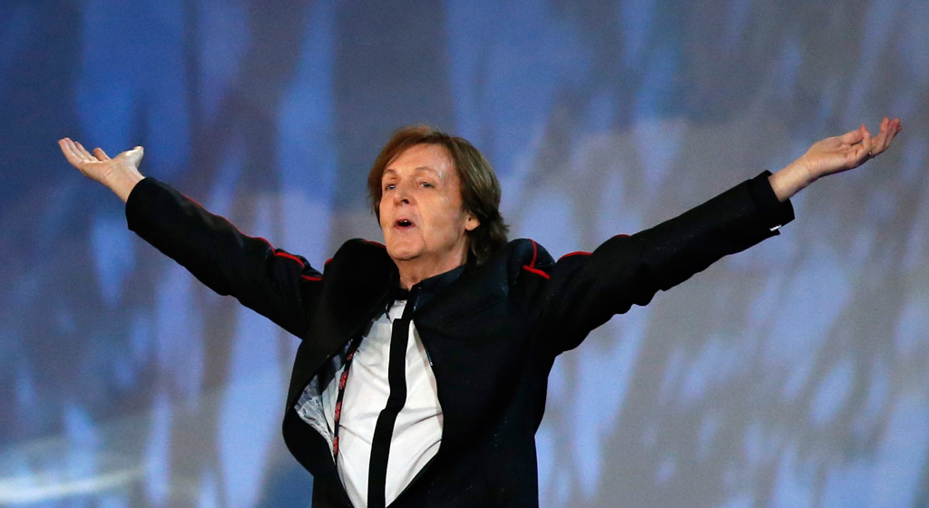 Paul McCartney na cerimónia de abertura dos JO de Londres (Reuters)