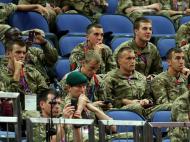 Londres 2012: soldados na ginástica