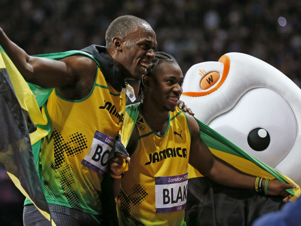 Bolt e Blake: festa na Jamaica!