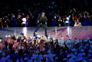George Michael - Cerimónia de encerramento dos Jogos Olímpicos Londres2012 Foto: Reuters