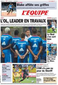 LEquipe: «Lyon, líder em trabalhos»