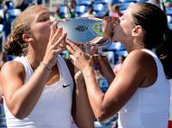 US Open Tennis: Sara Errani e Roberta Vinci (Lusa)