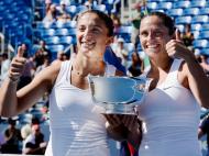 US Open Tennis: Sara Errani e Roberta Vinci (Lusa)