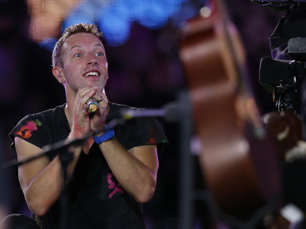 Coldplay no encerramento dos Jogos Paraolímpicos de Londres (Reuters)