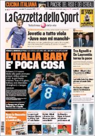Gazzetta dello Sport: a Itália Baby é pouca coisa