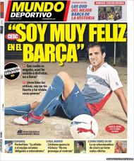 El Mundo Deportivo: Cesc «muito feliz» no Barça