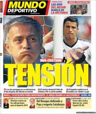 El Mundo Deportivo: tensão entre Mou e Cristiano