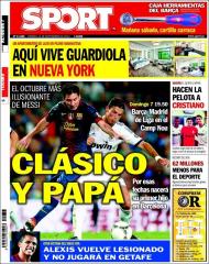 Sport: o Outubro de Messi, clássico e papá