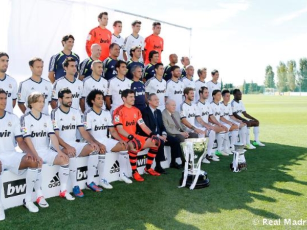 O Making off da foto oficial do Real Madrid