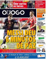 O Jogo: Messi deu seis minutos de paz