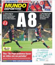El Mundo Deportivo lembra que o Barça ainda está a 8