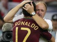 Portugal-Inglaterra, Mundial de 2006. Ronaldo compra uma guerra com os ingleses depois da expulsão de Rooney. Pelo meio ainda se torna figura ao marcar o penalty que vale o apuramento para as meias-finais