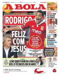 A Bola: Rodrigo feliz com Jesus