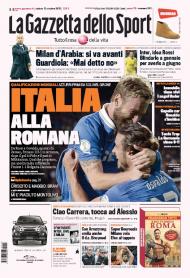 Gazzetta dello Sport (Itália): «Itália à Romana»