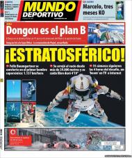 El Mundo Deportivo: Estratosférico, o homem que saltou do espaço