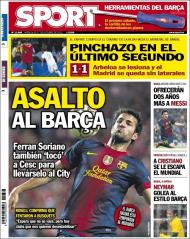 Sport: o assalto ao Barça e Cesc na mira do City