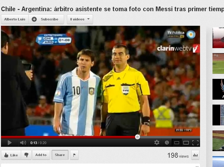 Assistente pede para tirar foto com Messi