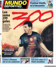 El Mundo Deportivo: Messi leva 299 golos