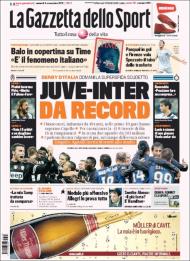 Gazzetta: Juve-Inter de recorde