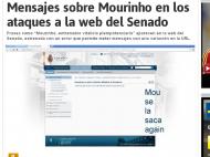 Mourinho «se la saca again» nas páginas do Senado espanhol