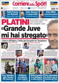 Corriere dello Sport: Platini fala da sua Juve