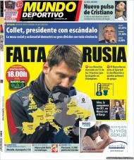 El Mundo Deportivo: Messi, só lhe falta marcar à Rússia