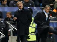 Mourinho e Mancini no Manchester City-Real Madrid