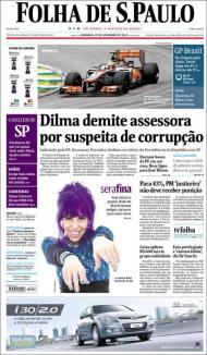 Quiosque: Folha de São Paulo (Brasil)