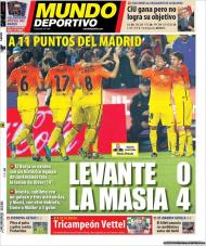 El Mundo Deportivo: Levante, 0-La Masia, 4