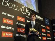 Messi recebe a Bota de Ouro