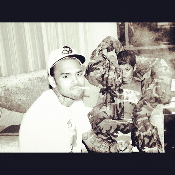 Chris Brown e Rihanna Foto: Instagram