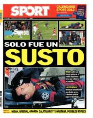 Sport: o filme da lesão de Messi, só um susto