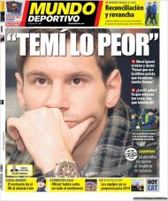 El Mundo Deportivo: Messi temeu o pior