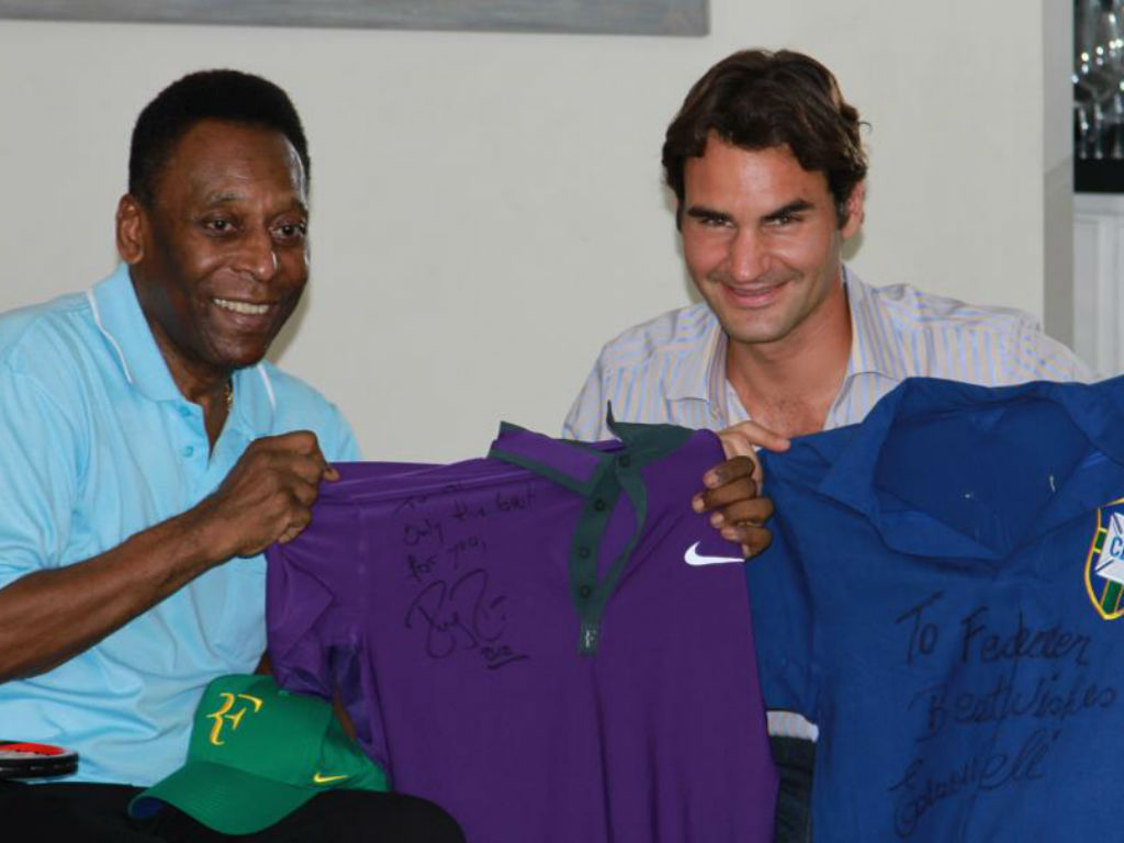 Pelé e Federer