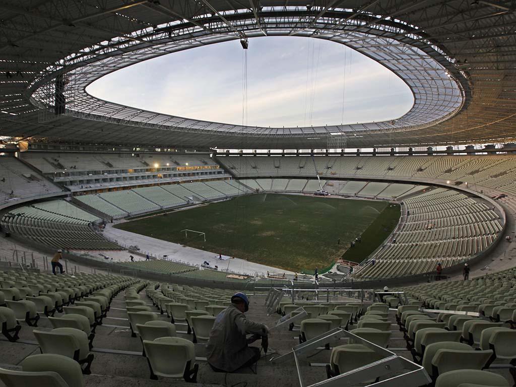 Mundial 2014: Estadio Castelao em Fortaleza, Brasil