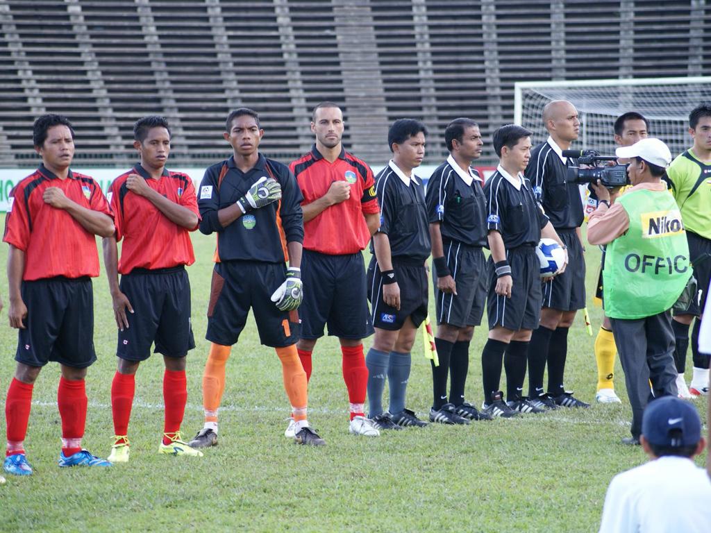 Seleção de Timor Leste (foto Alfredo Esteves)