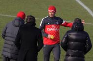 Primeiro treino de David Beckham no PSG Foto: Reuters