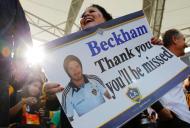 MLS: adeptos despedem-se de Beckham (foto Reuters)
