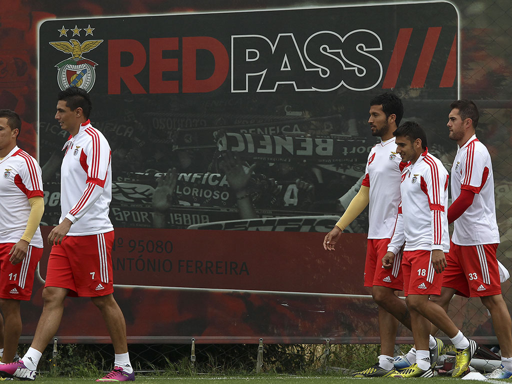 Treino Benfica (LUSA)