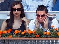 Ronaldo descontrai ao lado de Irina no Masters de Madrid (Reuters)