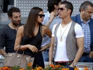 Ronaldo descontrai ao lado de Irina no Masters de Madrid (EPA)