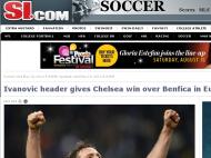 Benfica-Chelsea pelo mundo: Sports Illustrated  (EUA)
