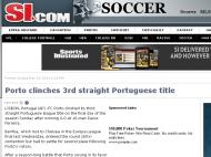 FC Porto tricampeão: Sports Illustrated