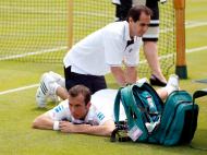 Onda de lesões dizima Torneio de Wimbledon [EPA e Reuters]