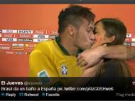 Neymar beijo Sara