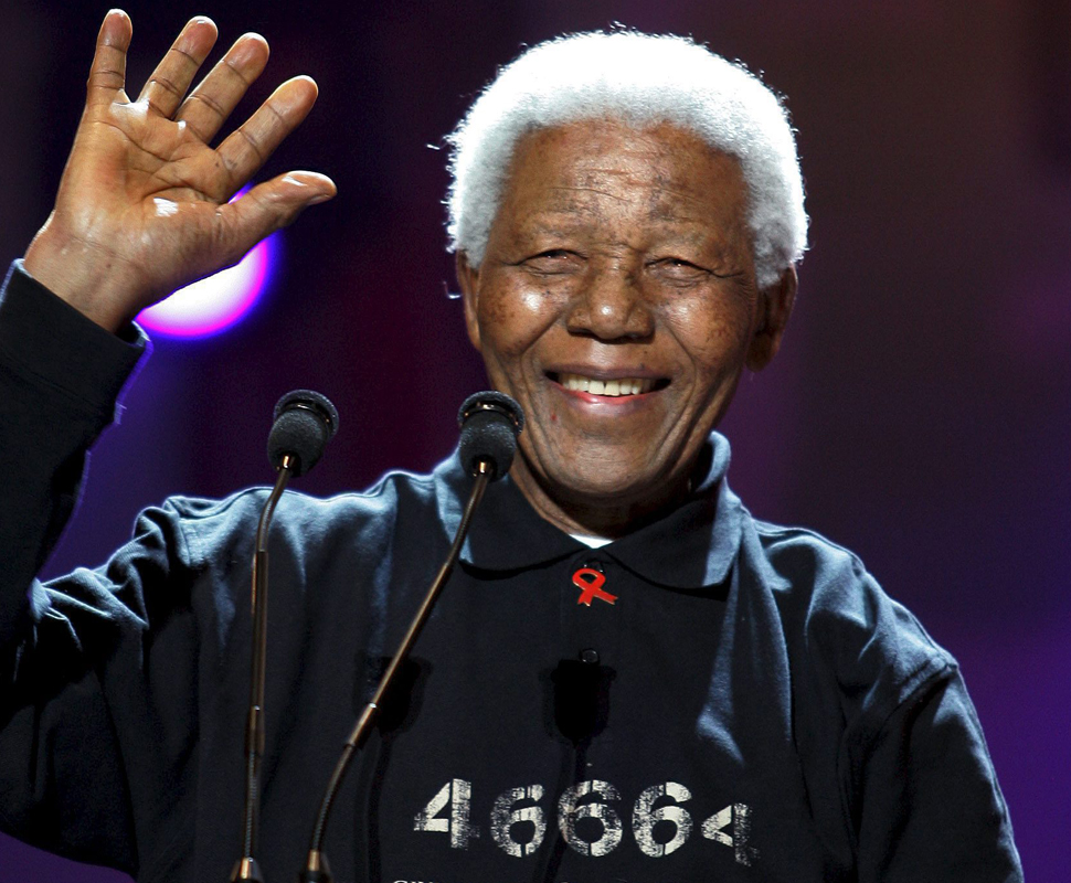 2 julho 2005 - Nelson Mandela Foto: Arquivo Lusa