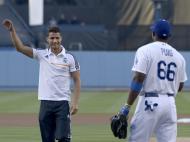Cristiano Ronaldo e uma noite de estrelas no Dodgers-Yankees