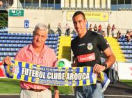 Cássio apresentado em Arouca (Foto: Marco Pinto, FC Arouca)