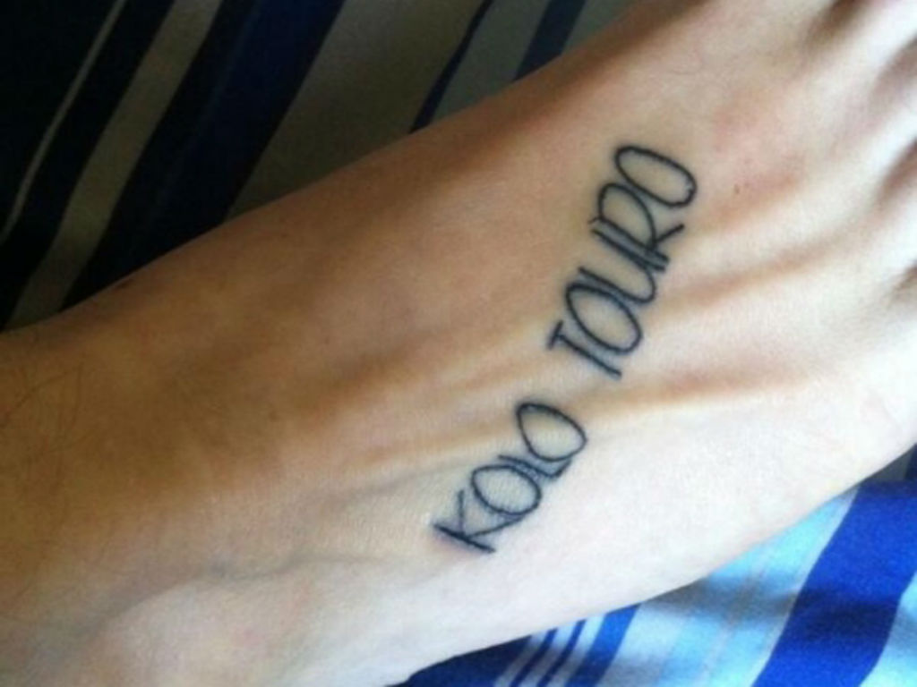 Tatuagem Kolo Toure